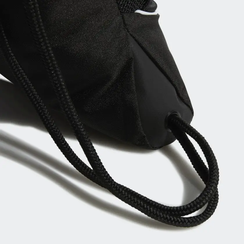 Mochila Adidas Alliance Sackpack Negro con Bolsillos Organizadores para Gym, Tenis y Uso Diario's photo #3